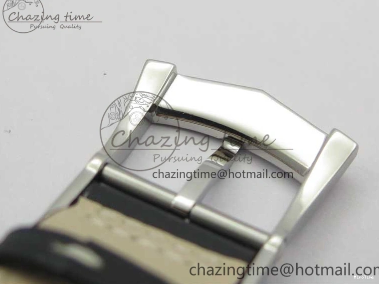 MIROTIME 0402 Stylish Calatrava 5524 Pilot Travel Time SS GRF Black Dial on Black Leather Strap A324 V 7108